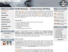 Tablet Screenshot of newavessays.com